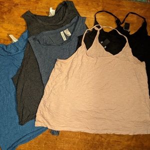 H&M Assorted Tank Top/Cami Bundle M/L